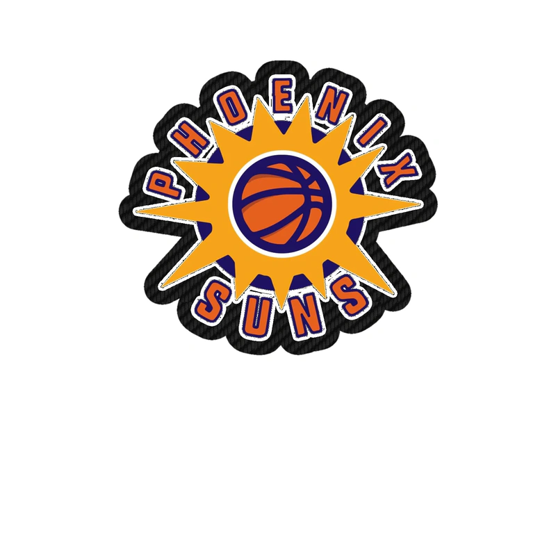 Phoenix Suns - Image 8 - Carbon Fiber Vinyl Sticker - Custom Size