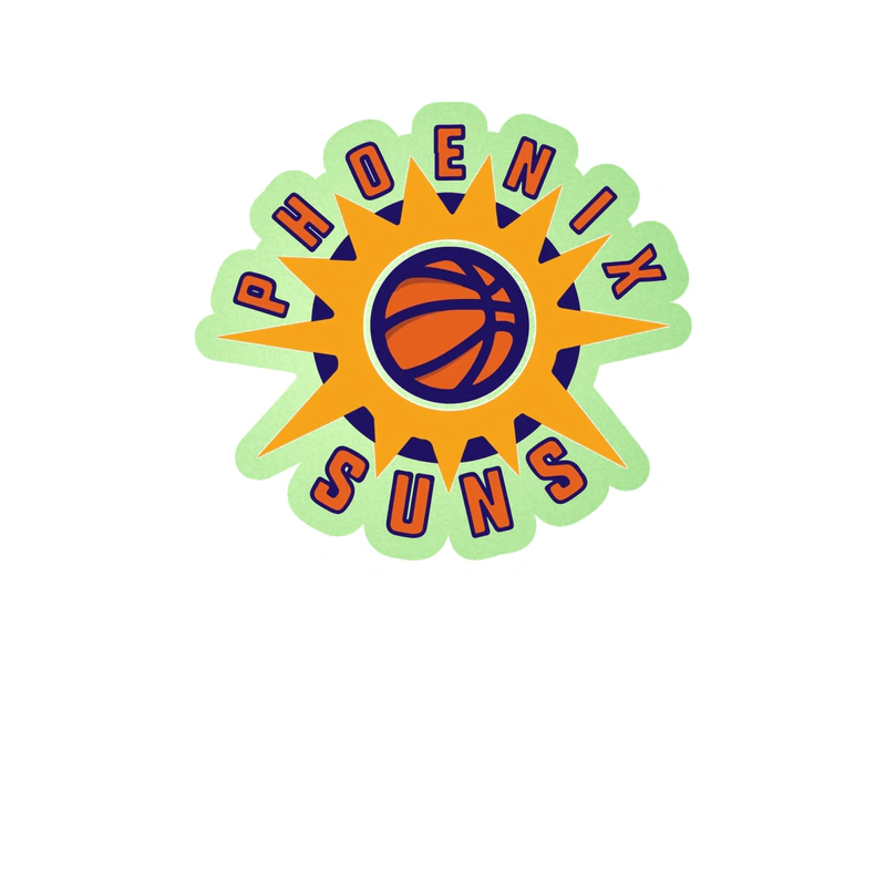 Phoenix Suns - Image 8 - Glow in the Dark Vinyl Sticker - Custom Size