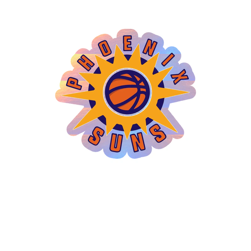 Phoenix Suns - Image 8 - Holographic Vinyl Sticker - Custom Size