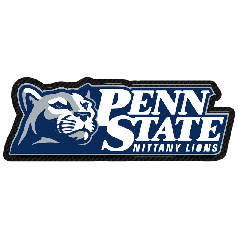 Penn State - Image 1 - Carbon Fiber Vinyl Decal - Custom Size