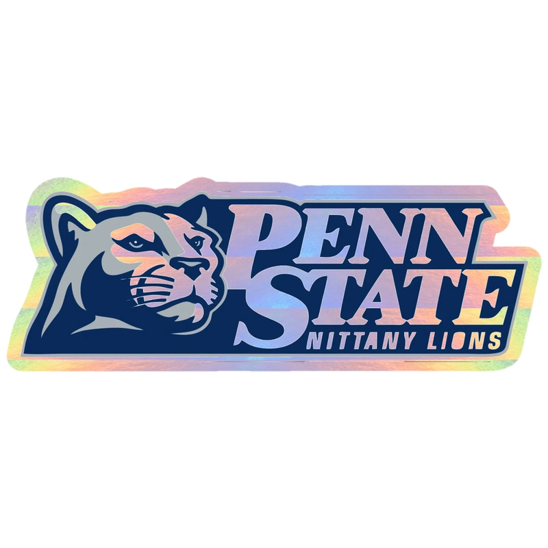 Penn State - Image 1 - Holographic Vinyl Decal - Custom Size