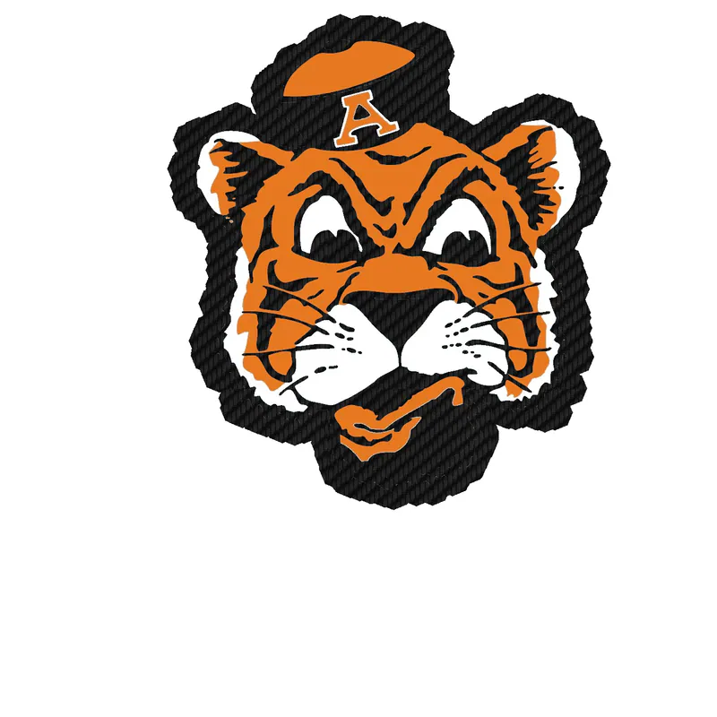 Auburn Tigers - Image 7 - Carbon Fiber Vinyl Decal - Custom Size