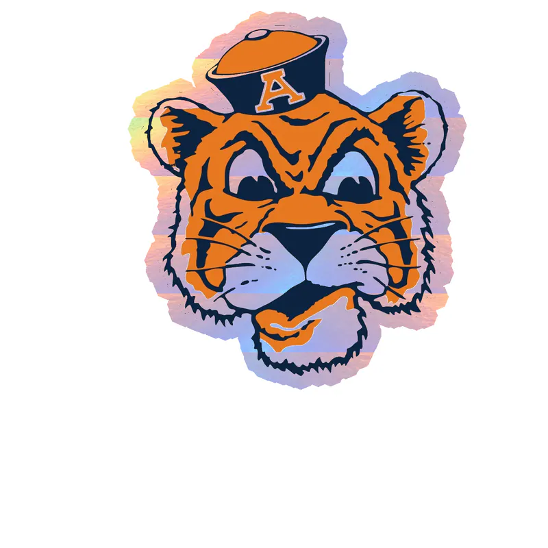 Auburn Tigers - Image 7 - Holographic Vinyl Decal - Custom Size