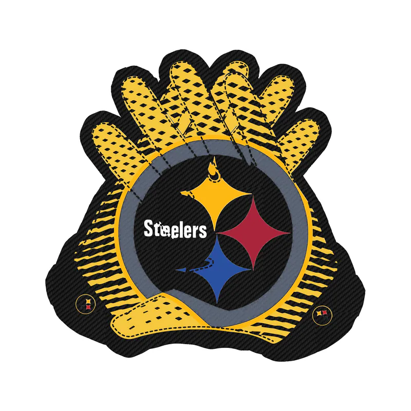 Pittsburgh Steelers - Image 1 - Carbon Fiber Vinyl Sticker - Custom Size