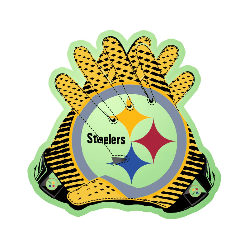 Pittsburgh Steelers - Image 1 - Glow in the Dark Vinyl Sticker - Custom Size