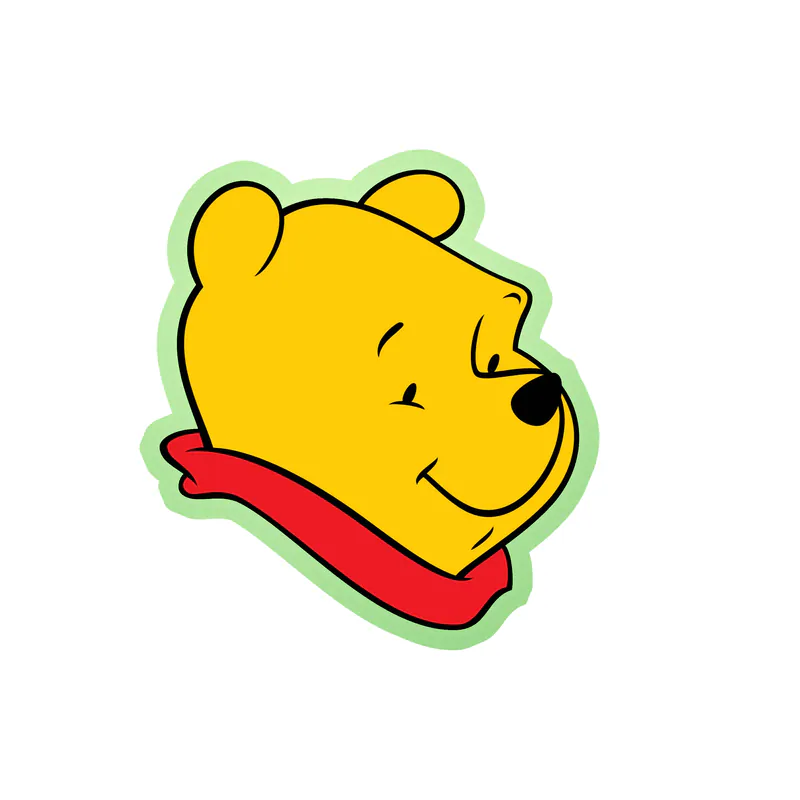 Winnie The Pooh - Glow in the Dark Vinyl Sticker - Custom Size