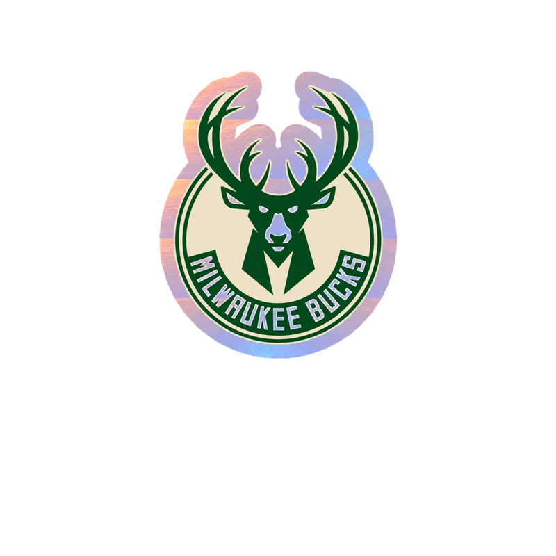 Milwaukee Bucks - Image 6 - Holographic Vinyl Sticker - Custom Size