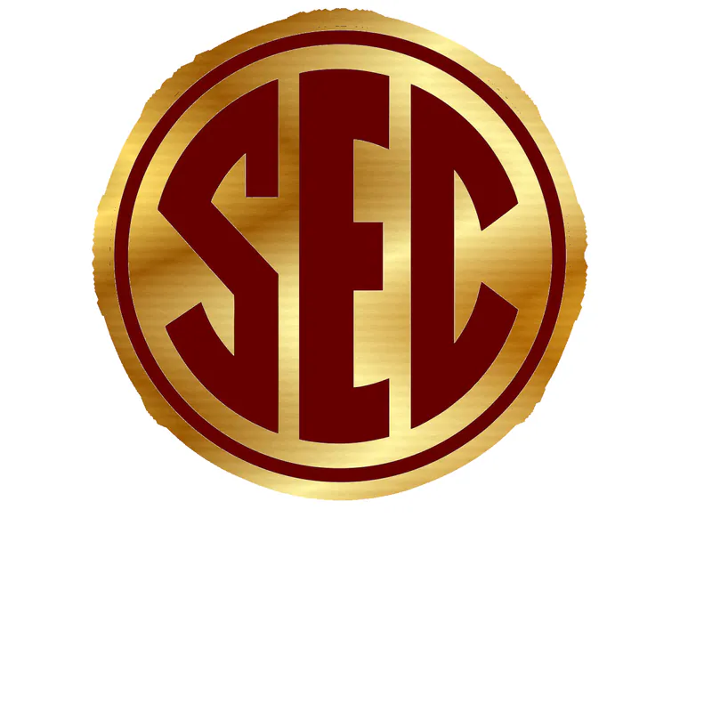 Mississippi State Bulldogs- SEC color matched - Gold Chrome Vinyl Decal - Custom Size