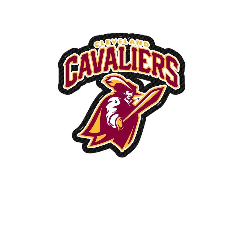 Cleveland Cavaliers - Image 3 - Carbon Fiber Vinyl Sticker - Custom Size