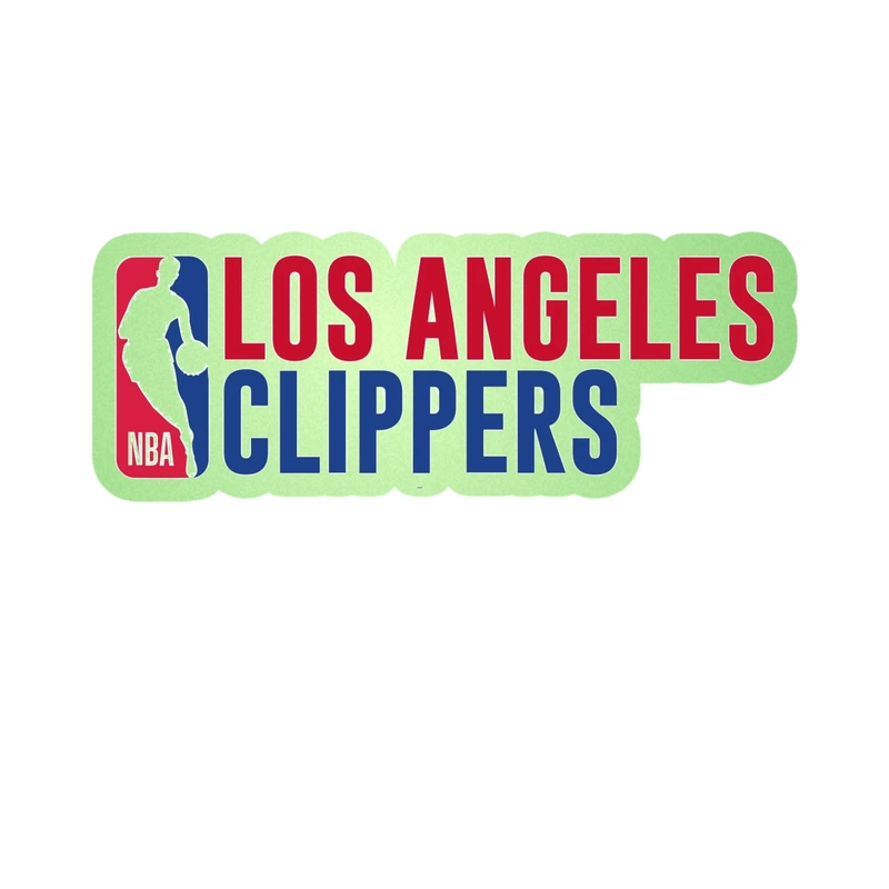 Los Angeles Clippers - Image 9 - Glow in the Dark Vinyl Sticker - Custom Size