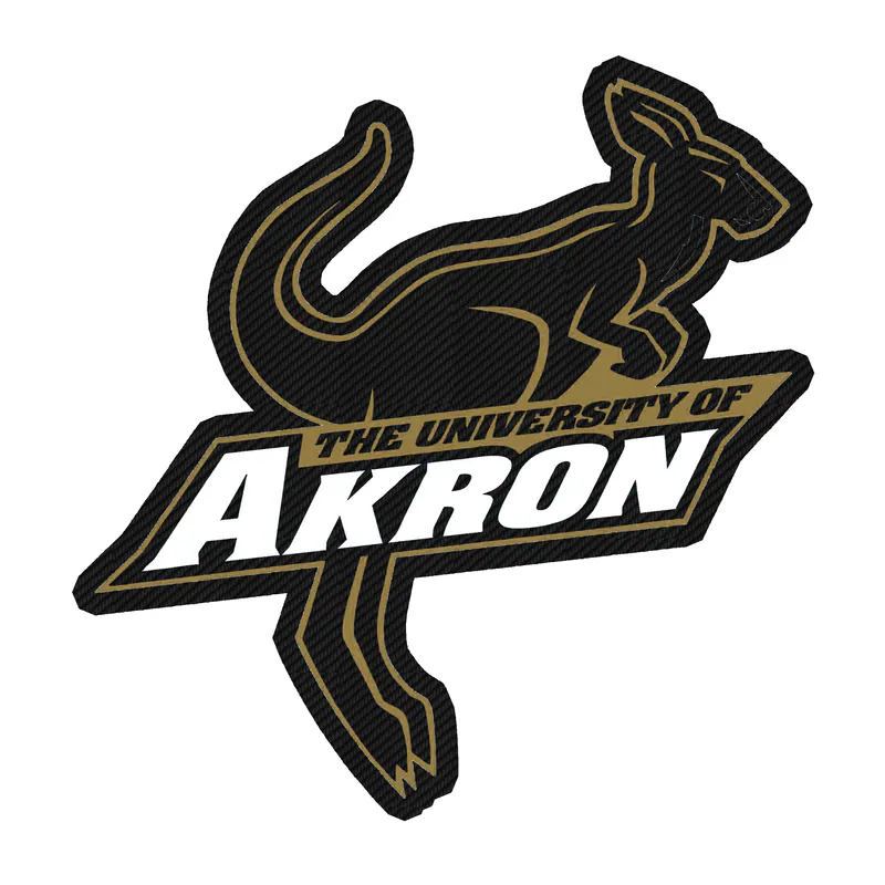 Akron Zips - Image 2 - Carbon Fiber Vinyl Decal - Custom Size