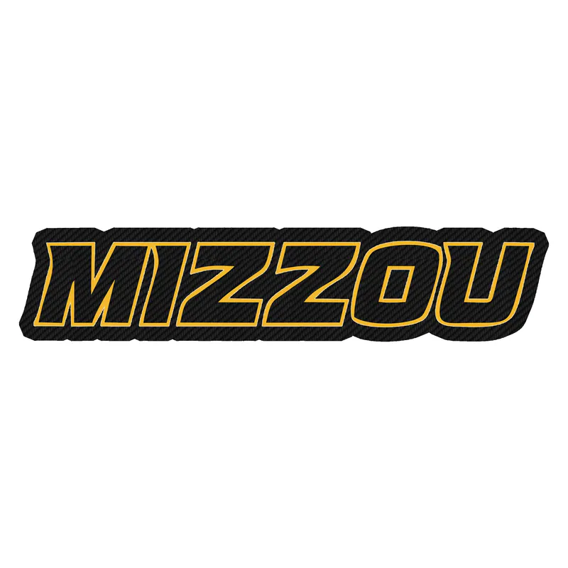 Missouri Tigers - Image 2 - Carbon Fiber Vinyl Decal - Custom Size