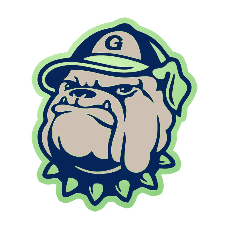 Georgetown University Hoyas - Image 3 - Glow in the Dark Vinyl Decal - Custom Size