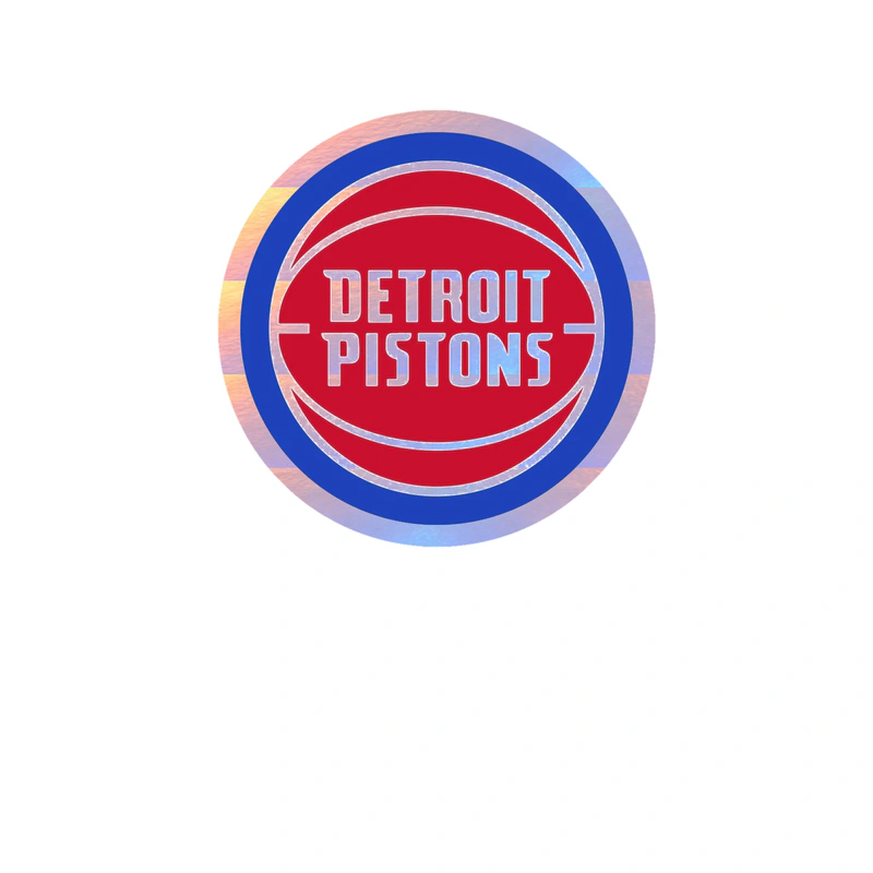 Detroit Pistons - Image 4 - Holographic Vinyl Sticker - Custom Size