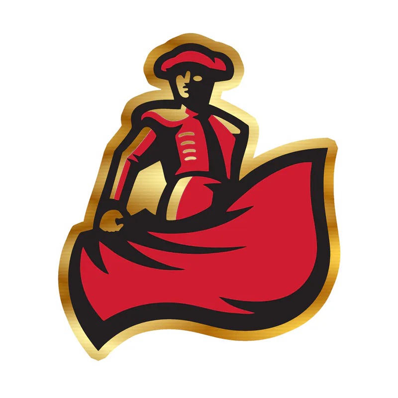 Cal State Northridge Matadors - Image 1 - Gold Chrome Vinyl Decal - Custom Size