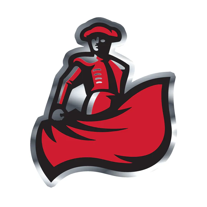 Cal State Northridge Matadors - Image 1 - Silver Chrome Vinyl Decal - Custom Size