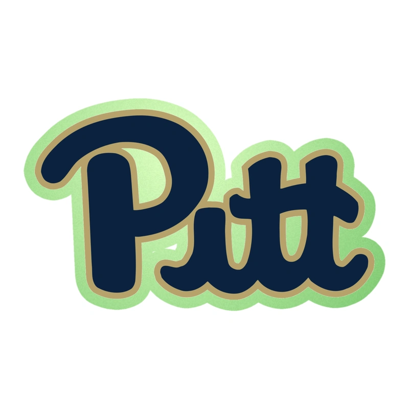 Pittsburgh Panthers - Pitt - Glow in the Dark Vinyl Decal - Custom Size