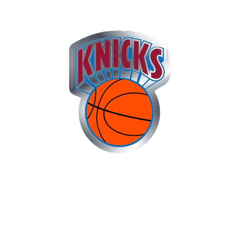 New York Knicks - Image 9 - Silver Chrome Vinyl Sticker - Custom Size