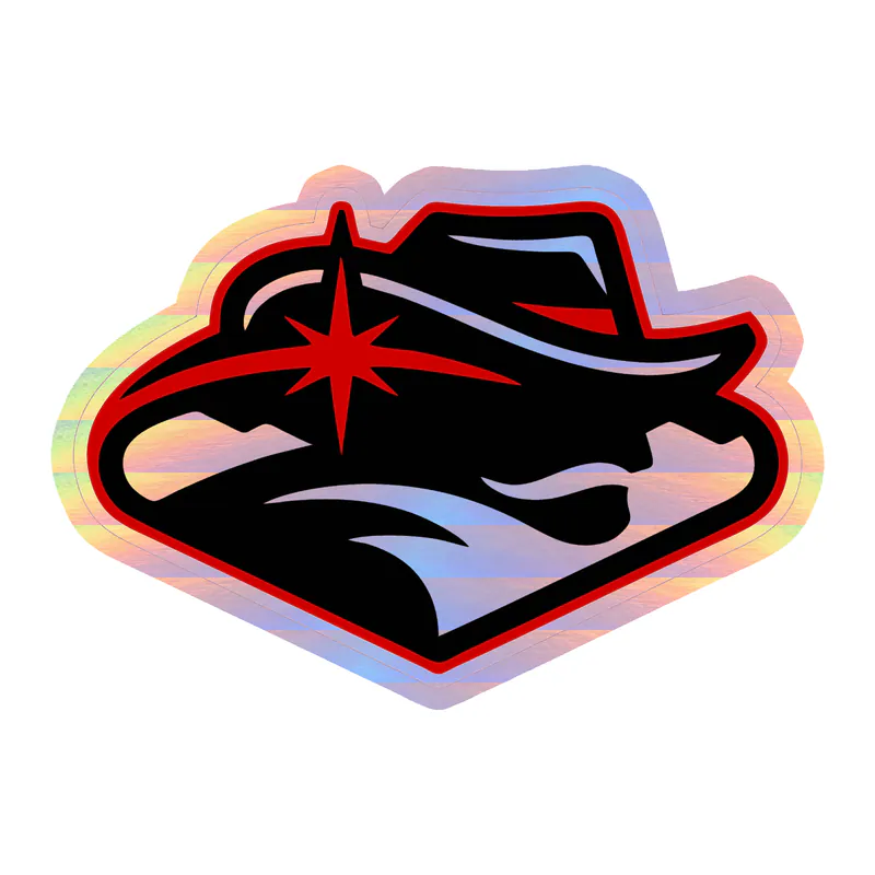 UNLV - New Logo - Holographic Vinyl Decal - Custom Size