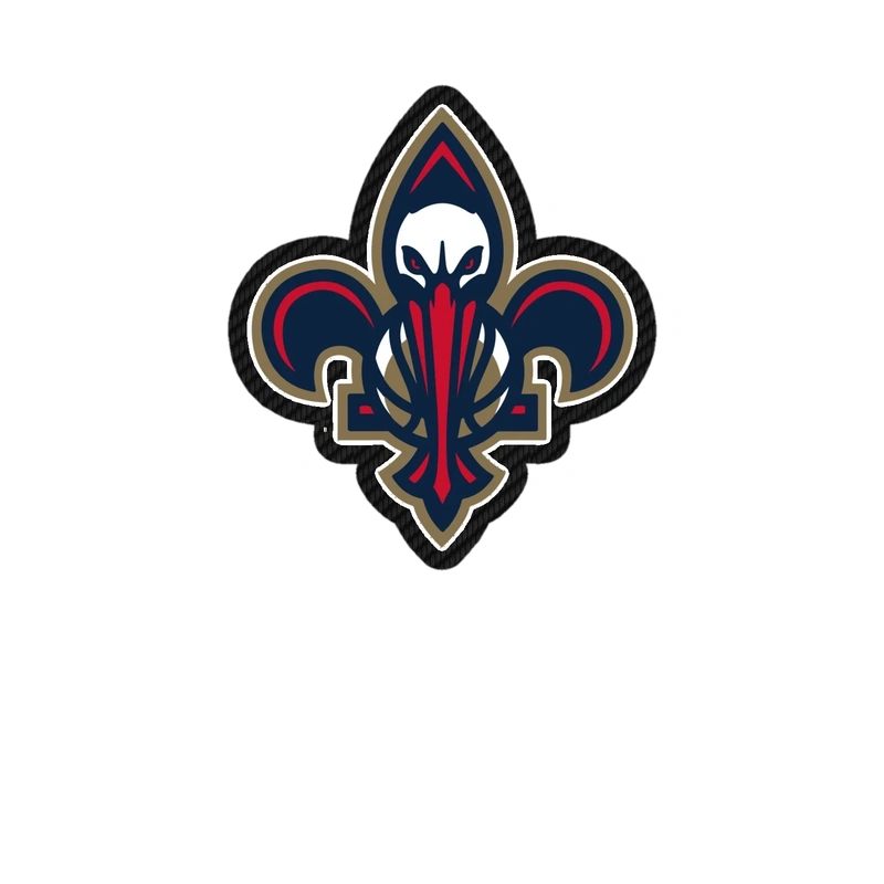New Orleans Pelicans - Image 4 - Carbon Fiber Vinyl Sticker - Custom Size