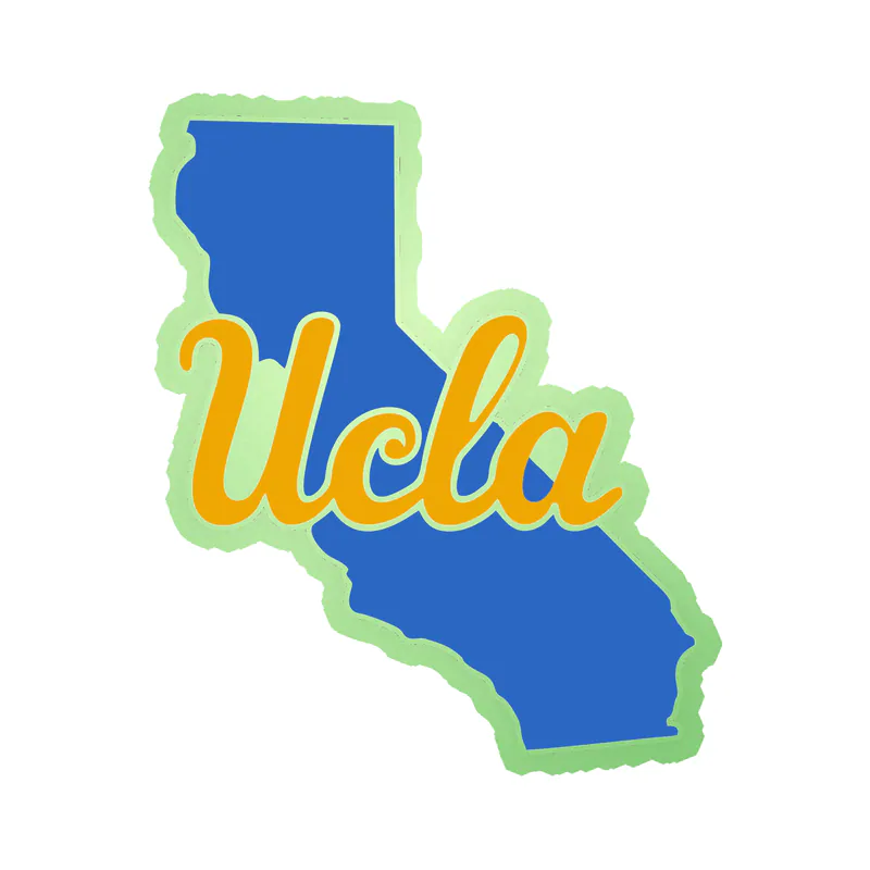 UCLA Bruins - Image 2 - Glow in the Dark Vinyl Decal - Custom Size