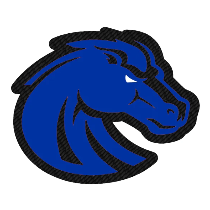 Boise State Broncos - Image 4 - Carbon Fiber Vinyl Decal - Custom Size