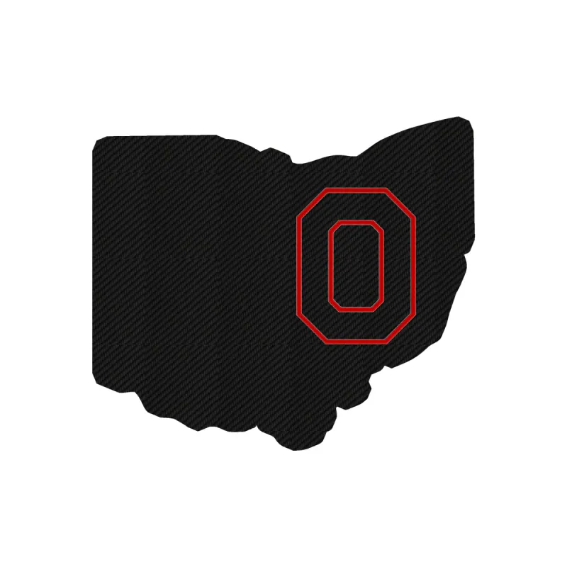 Ohio State Buckeyes - Image 7 - Carbon Fiber Vinyl Decal - Custom Size