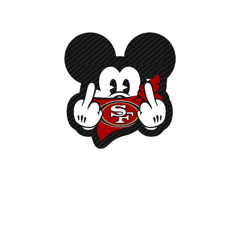 San Francisco 49ers - Image 9 - Carbon Fiber Vinyl Sticker - Custom Size