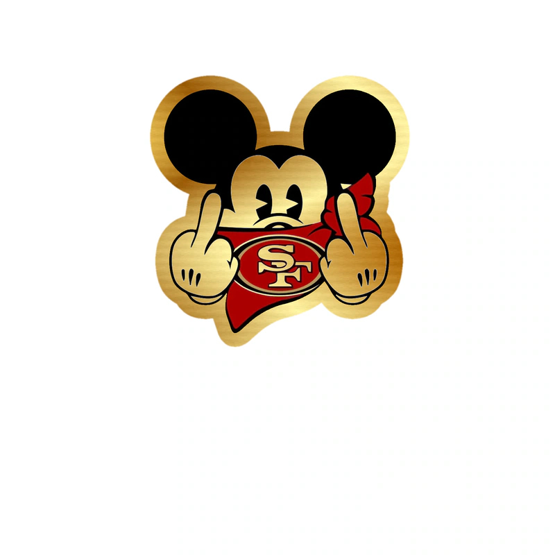 San Francisco 49ers - Image 9 - Gold Chrome Vinyl Sticker - Custom Size