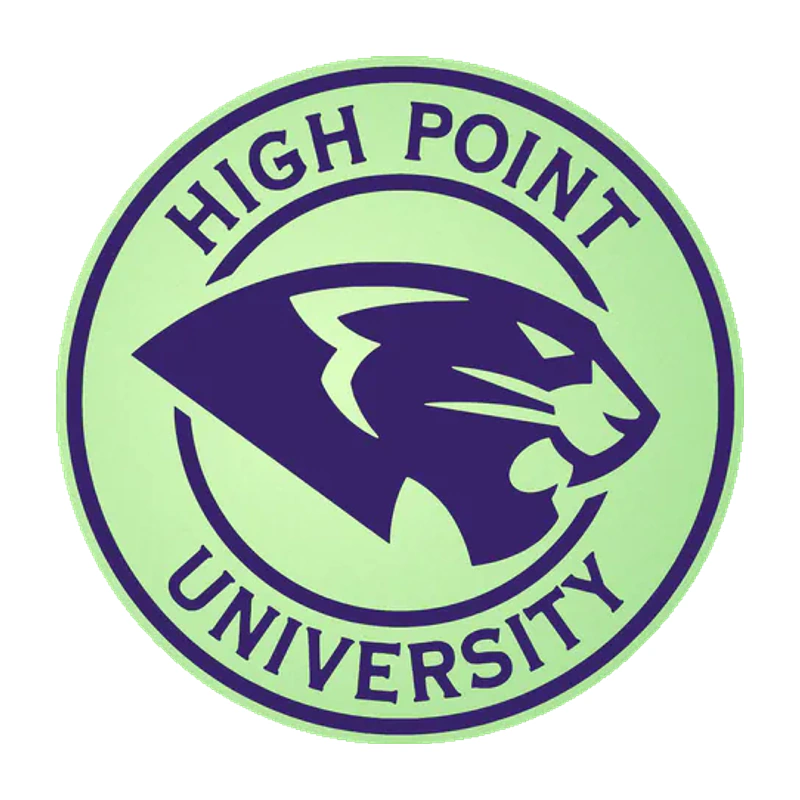 High Point University Glow in the Dark Vinyl Decal - Custom Size