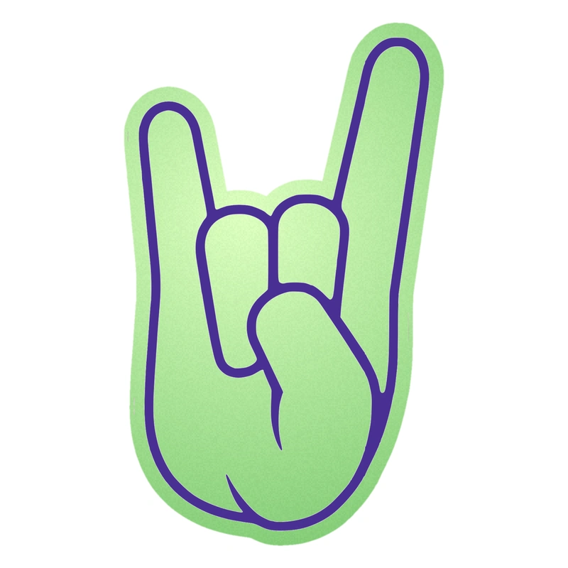 Northwestern State - Hand -  Glow in the Dark Vinyl Decal - Custom Size