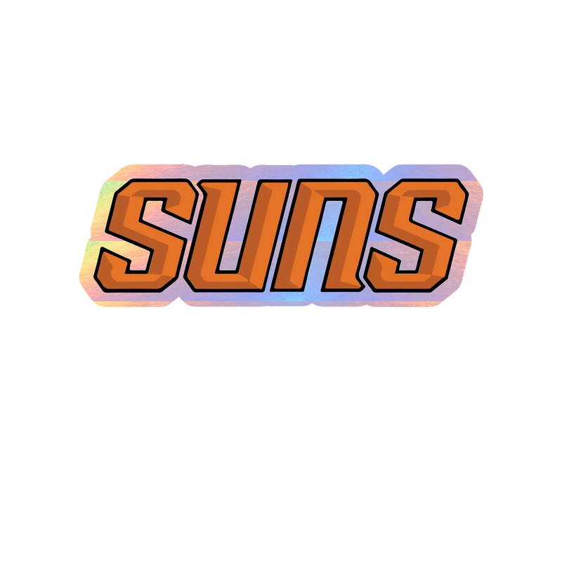 Phoenix Suns - Image 2 - Holographic Vinyl Sticker - Custom Size