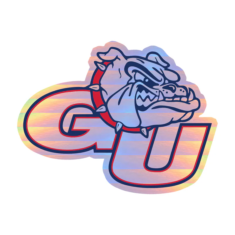 Gonzaga University - Image 3 - Holographic Vinyl Decal - Custom Size