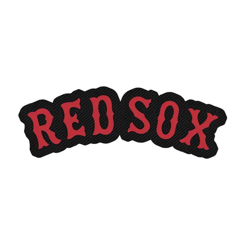 Boston Red Sox - Red Sox - Carbon Fiber Vinyl Sticker - Custom Size