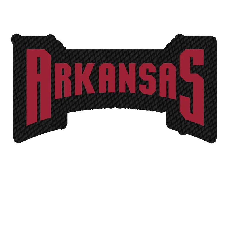 Arkansas Razorbacks - Image 12 - Carbon Fiber Vinyl Decal - Custom Size