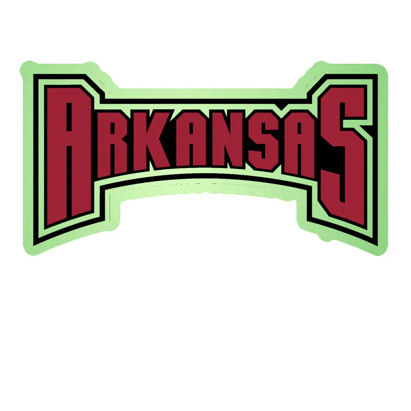 Arkansas Razorbacks - Image 12 - Glow in the Dark Vinyl Decal - Custom Size