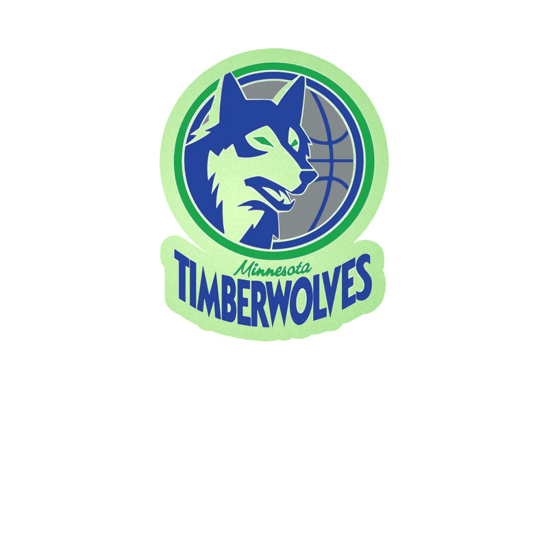 Minnesota Timberwolves - Image 10 - Glow in the Dark Vinyl Sticker - Custom Size