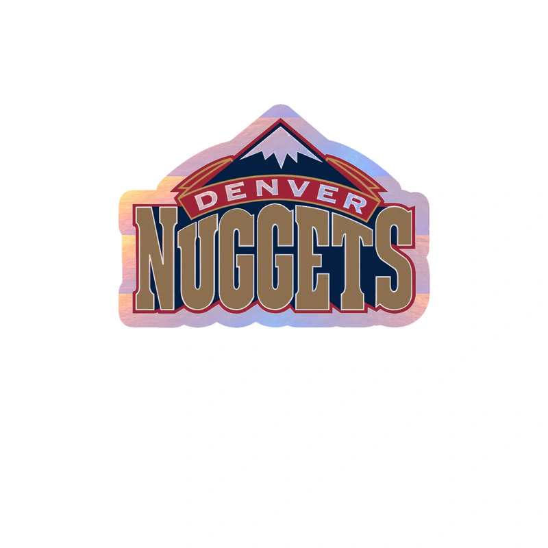 Denver Nuggets - Image 4 - Holographic Vinyl Sticker - Custom Size