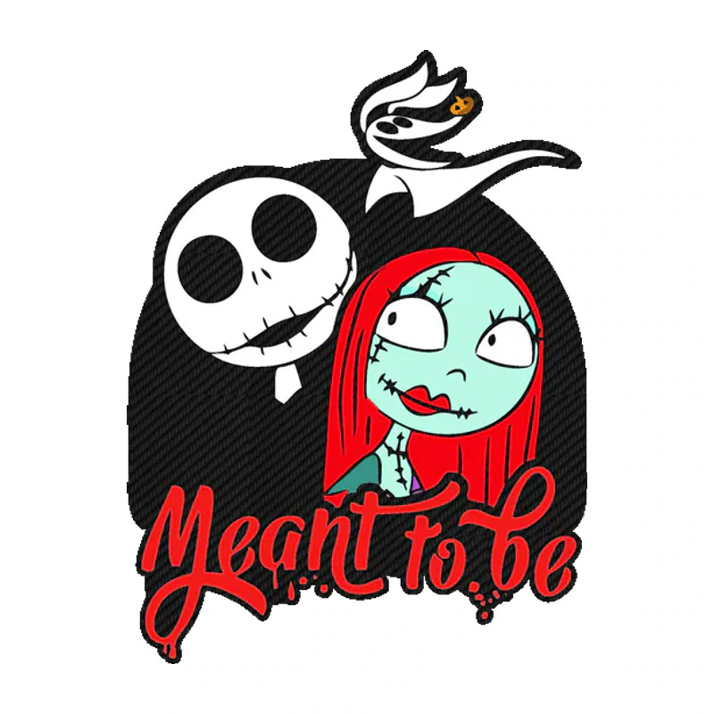 Nightmare Before Christmas Carbon Fiber Vinyl Sticker - Custom Size