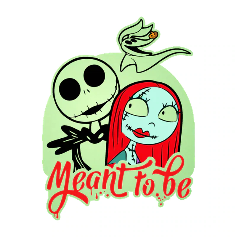 Nightmare Before Christmas Glow in the Dark Vinyl Sticker - Custom Size