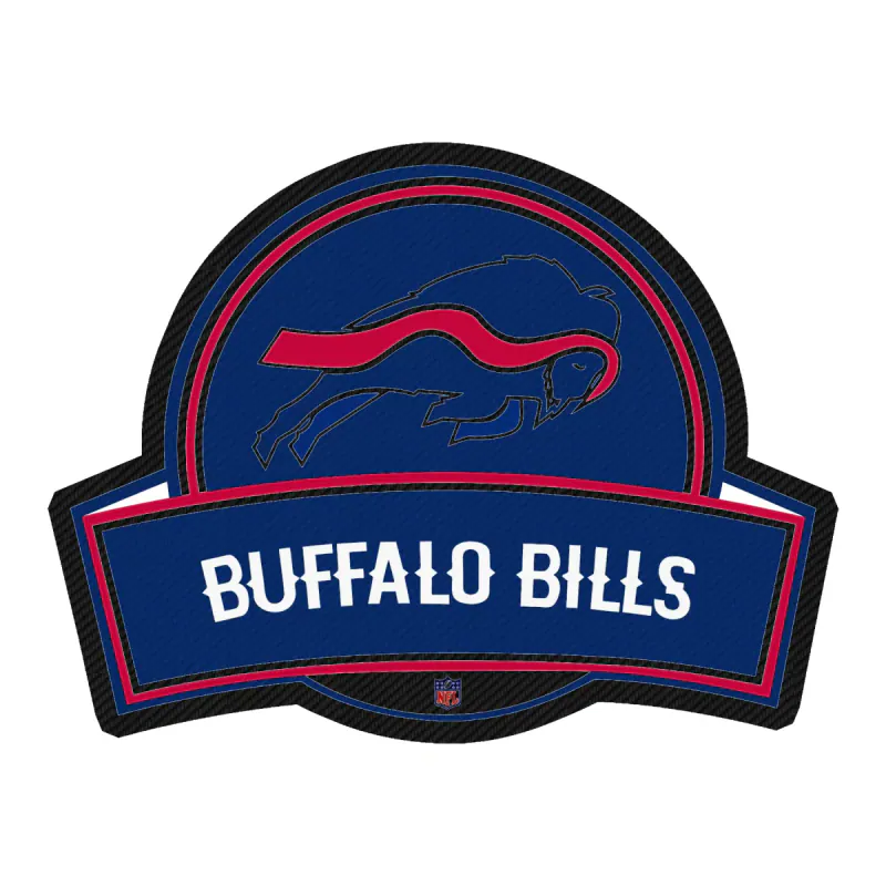 Buffalo Bills - Carbon Fiber Vinyl Sticker - Custom Size