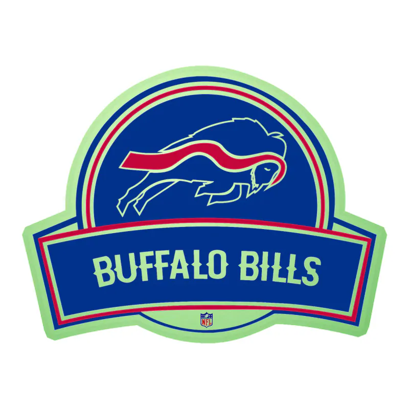 Buffalo Bills - Glow in the Dark Vinyl Sticker - Custom Size
