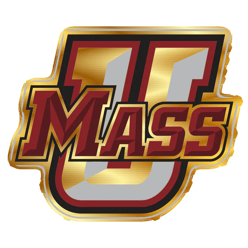Massachusetts Minutemen - Gold Chrome Vinyl Decal - Custom Size