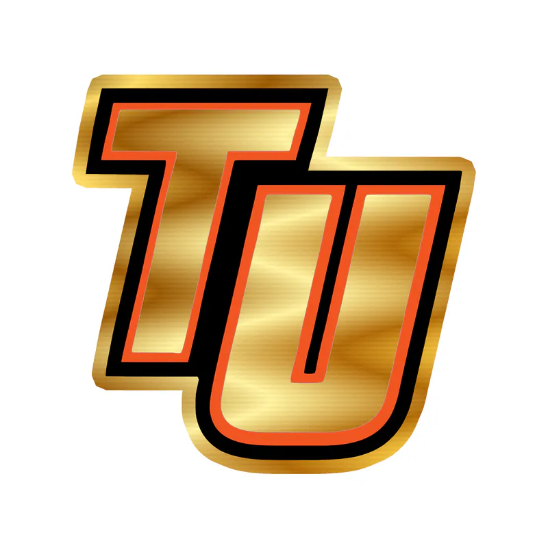 Tusculum University Pioneers Gold Chrome Vinyl Decal - Custom Size