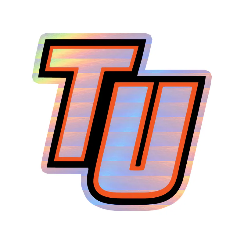 Tusculum University Pioneers Holographic Vinyl Decal - Custom Size