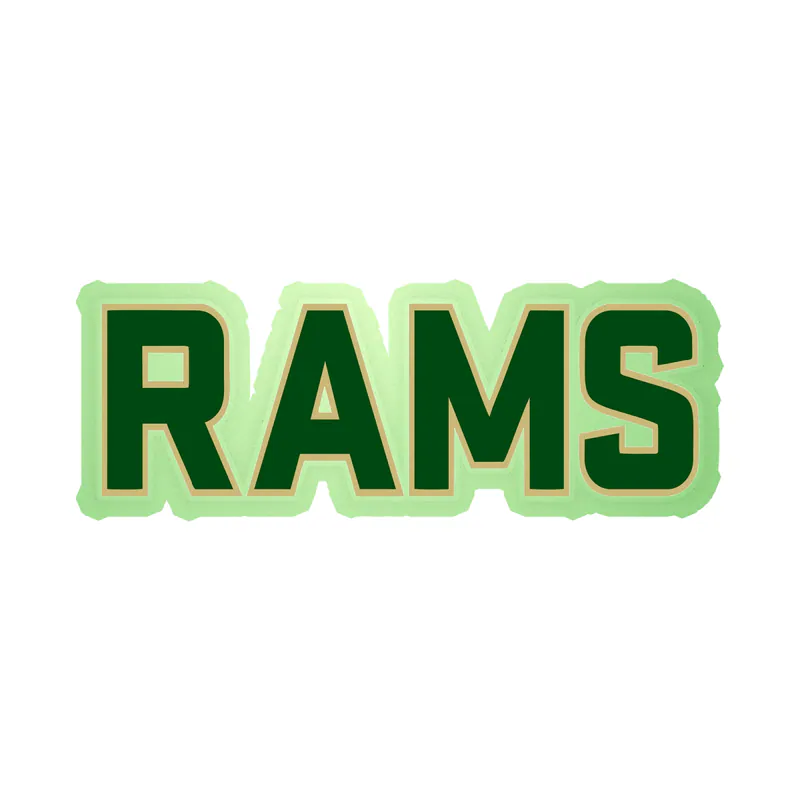 Colorado State Rams - Image 2 - Glow in the Dark Vinyl Decal - Custom Size