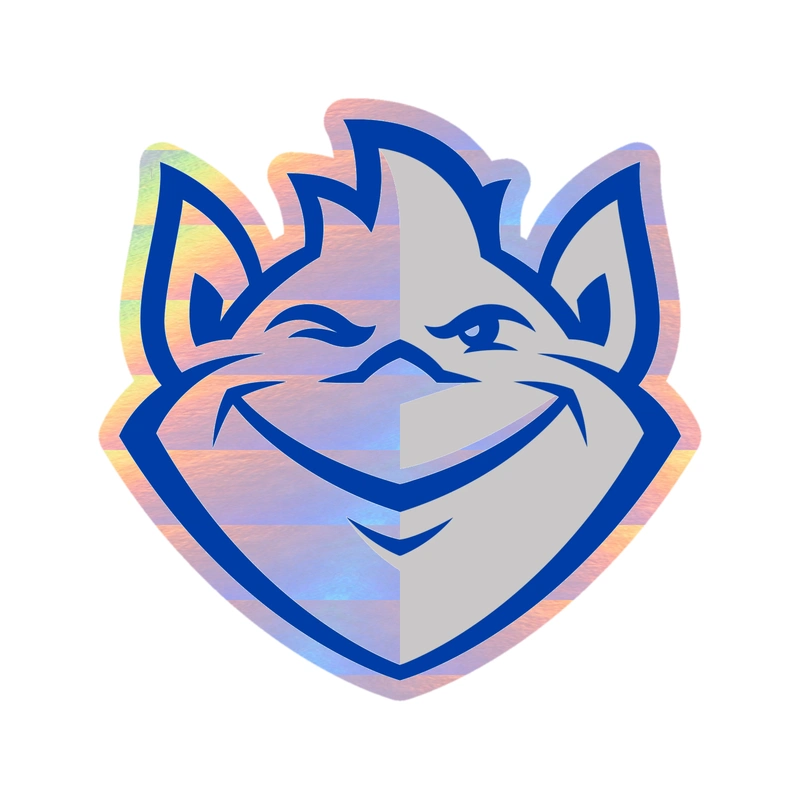 Saint Louis Billikens - Holographic Vinyl Decal - Custom Size