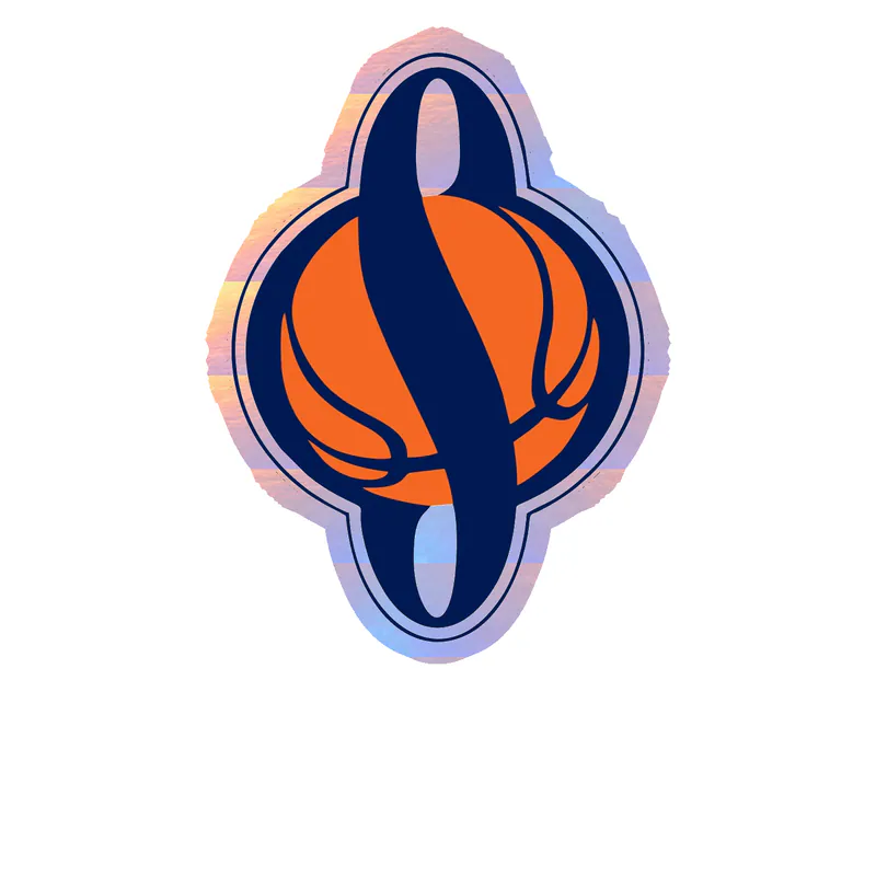 Syracuse Orange Holographic Vinyl Decal - Custom Size