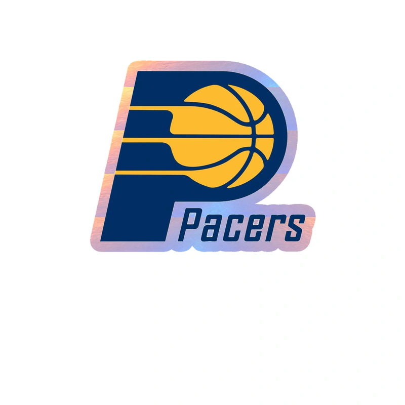 Indiana Pacers - Image 10 - Holographic Vinyl Sticker - Custom Size