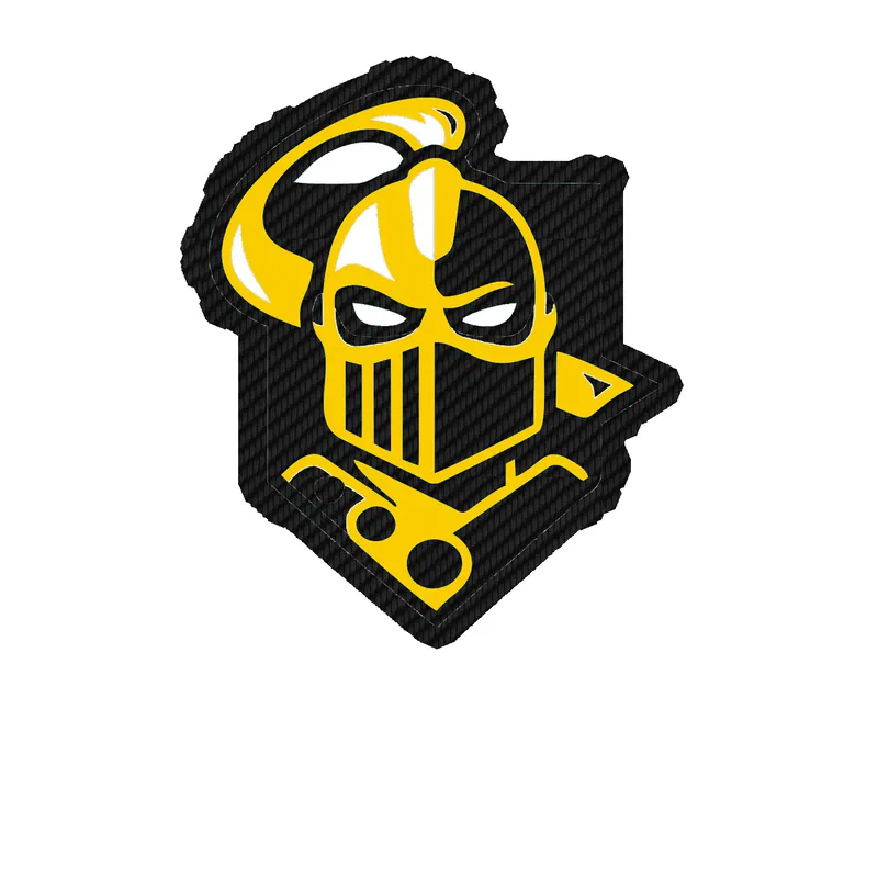 Clarkson Golden Knights - Image 1 - Carbon Fiber Vinyl Decal - Custom Size